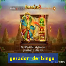 gerador de bingo cha de bebe